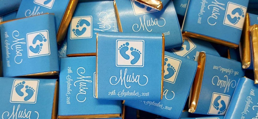 Personalised Neapolitan Chocolates